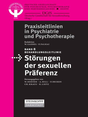 cover image of Behandlungsleitlinie Störungen der sexuellen Präferenz